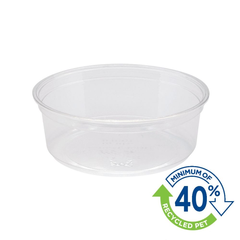 Eco Round Container -245ml/8oz Deli (500) 24-EC08DC 